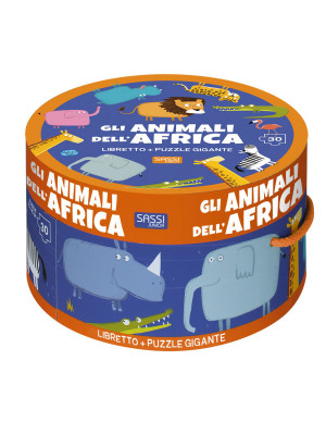 Gli animali dell'Africa. Ediz. a colori. Con puzzle
