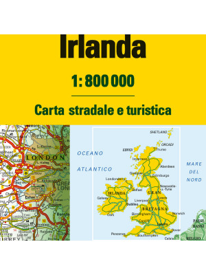 Gran Bretagna e Irlanda 1:800.000. Carta stradale e turistica. Ediz. multilingue
