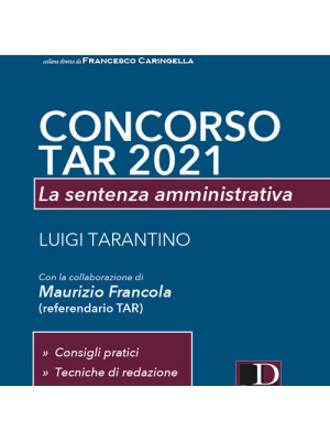 Concorso TAR 2021. La sentenza amministrativa